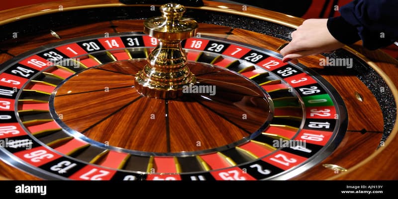 Cách quay trục bánh xe của Roulette